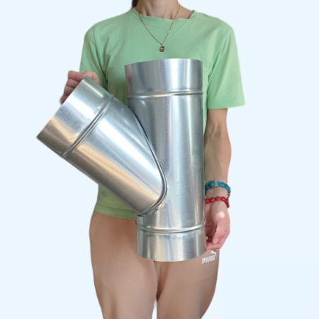 Тройник оцинкованный 45гр./150 Ц